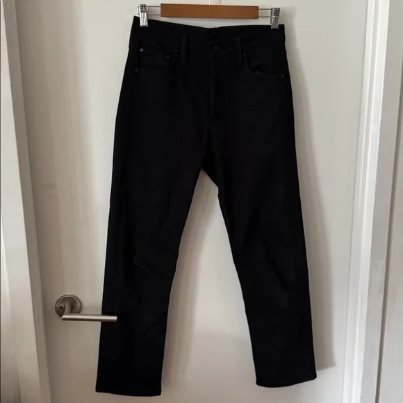 MOTHER TOMCAT ANKLE LASTING IMPRESSION Black Jeans